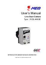 Preview for 1 page of NED GiGE VISION RCDL4K8GE User Manual