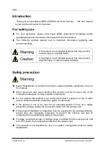 Preview for 3 page of NED XCM8060SA User Manual