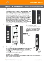 Preview for 1 page of Nedap Invexs 190 Series Quick Install Sheet