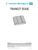 Nedap TRANSIT EDGE User Manual preview