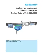 Preview for 1 page of Nederman 920/1500 Installation And Service Manual