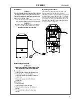 Preview for 3 page of Nederman CX 5500 Operating And Instruction Manual