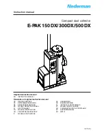 Nederman E-PAK 150 DX Instruction Manual preview