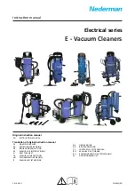 Nederman E Series Instruction Manual preview