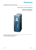 Nederman Fan Inverter Installation And Service Manual preview