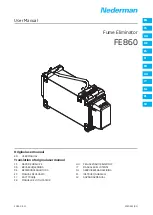 Nederman FE860 User Manual preview