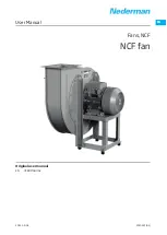 Preview for 1 page of Nederman NCF 120/15 User Manual