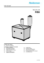 Preview for 1 page of Nederman RBU 1300 Instruction Manual