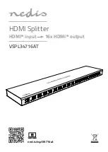 Preview for 1 page of nedis 5412810320097 Quick Start Manual