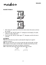 Preview for 4 page of nedis 9 BAND WORLD RECEIVER Manual