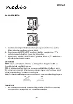 Preview for 34 page of nedis 9 BAND WORLD RECEIVER Manual