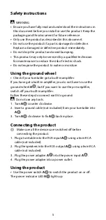 Preview for 5 page of nedis AAMP2411BK Quick Start Manual