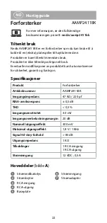 Preview for 22 page of nedis AAMP2411BK Quick Start Manual