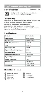 Preview for 24 page of nedis AAMP2411BK Quick Start Manual