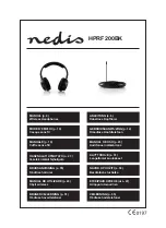 Preview for 1 page of nedis BlackHPRF200BK Manual