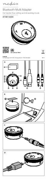 nedis BTMA100BK Quick Start Manual preview
