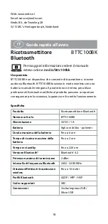 Preview for 18 page of nedis BTTC100BK Quick Start Manual