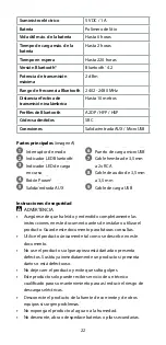 Preview for 22 page of nedis BTTC100BK Quick Start Manual