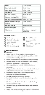 Preview for 35 page of nedis BTTC100BK Quick Start Manual