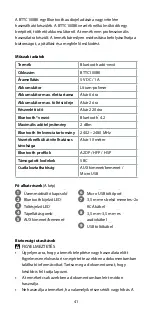 Preview for 41 page of nedis BTTC100BK Quick Start Manual