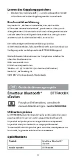 Preview for 11 page of nedis BTTR400BK Quick Start Manual