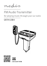 nedis CATR123BK Quick Start Manual предпросмотр