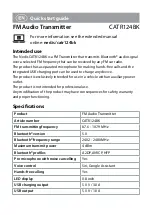 Preview for 4 page of nedis CATR124BK Quick Start Manual