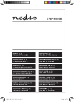 nedis CREP5930BK Manual предпросмотр