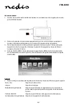 Предварительный просмотр 57 страницы nedis CSWL120CBK Manual