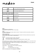 Предварительный просмотр 141 страницы nedis CSWL120CBK Manual