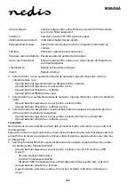 Предварительный просмотр 147 страницы nedis CSWL120CBK Manual