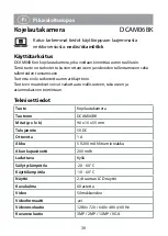 Preview for 39 page of nedis DCAM06BK Quick Start Manual