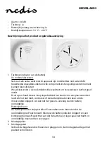 Preview for 18 page of nedis DTCTS10WT Manual