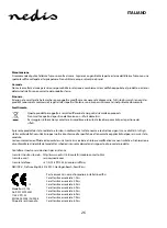 Preview for 26 page of nedis DTCTS10WT Manual