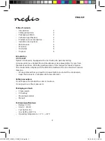 Preview for 2 page of nedis DTCTS30WT Manual