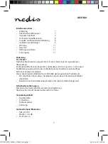 Preview for 7 page of nedis DTCTS30WT Manual