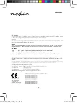 Preview for 26 page of nedis DTCTS30WT Manual