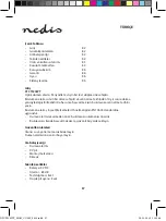 Preview for 87 page of nedis DTCTS30WT Manual