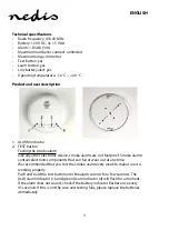 Preview for 3 page of nedis DTCTSC10WT Manual