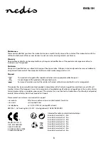 Preview for 8 page of nedis DTCTSC10WT Manual