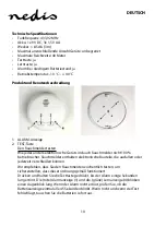 Preview for 10 page of nedis DTCTSC10WT Manual