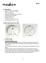 Preview for 73 page of nedis DTCTSC10WT Manual