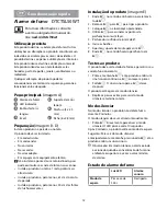 Preview for 12 page of nedis DTCTSL50WT Quick Start Manual