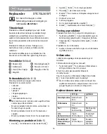 Preview for 16 page of nedis DTCTSL50WT Quick Start Manual