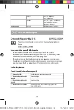 Preview for 34 page of nedis DVBS2265BK Quick Start Manual