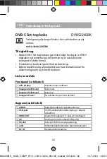 Preview for 62 page of nedis DVBS2265BK Quick Start Manual