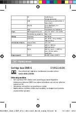 Preview for 84 page of nedis DVBS2265BK Quick Start Manual