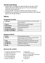 Preview for 42 page of nedis DVBT2265BK Quick Start Manual