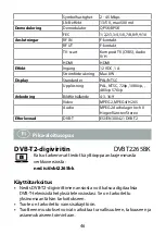 Preview for 46 page of nedis DVBT2265BK Quick Start Manual