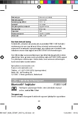 Preview for 40 page of nedis FSBS110AT Quick Start Manual